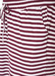 Pantalon de pyjama ray&eacute; &agrave; taille haute et coupe ample, Bordeaux, Packshot image number 2