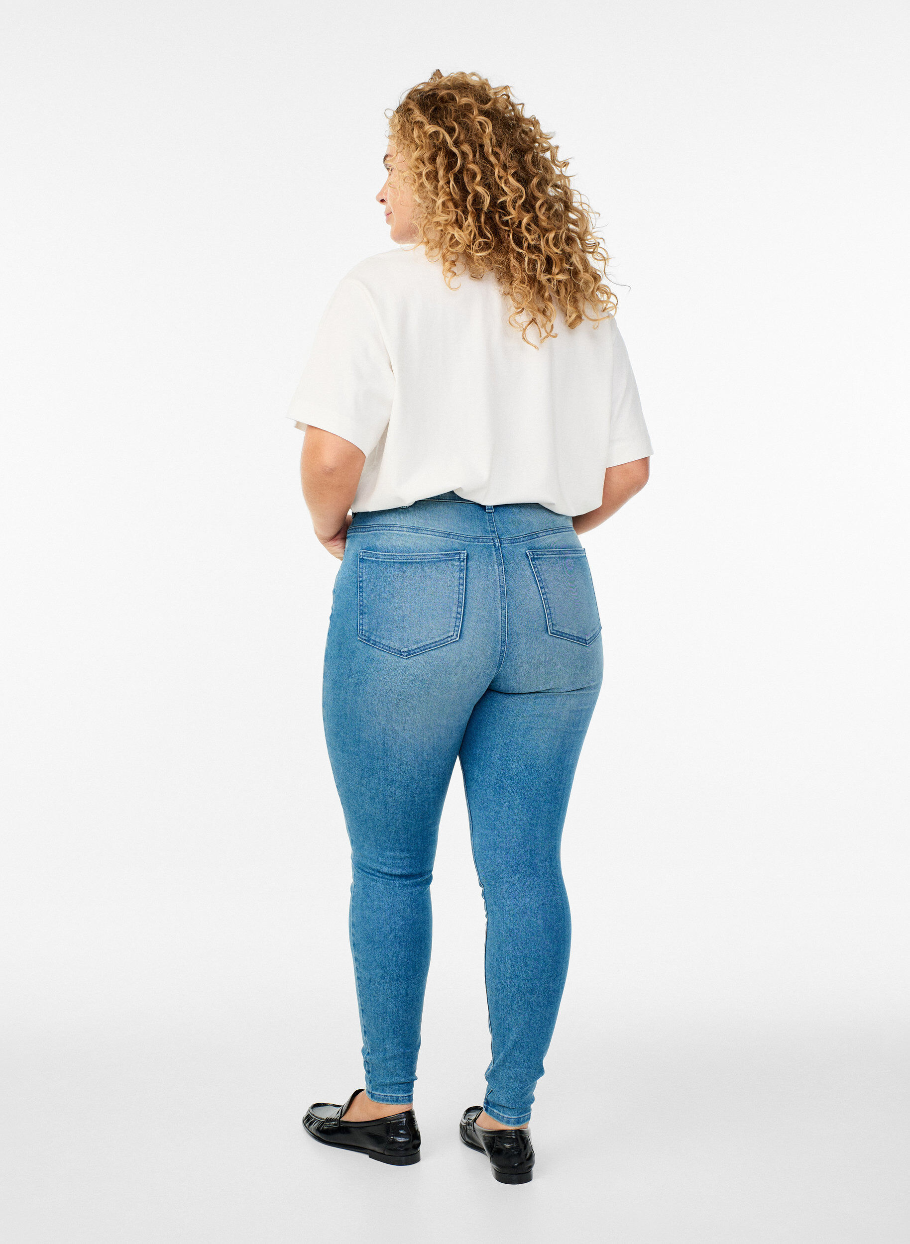 ZizziJean Amy super slim &agrave; taille haute, Bleu Clair, Model image number 1