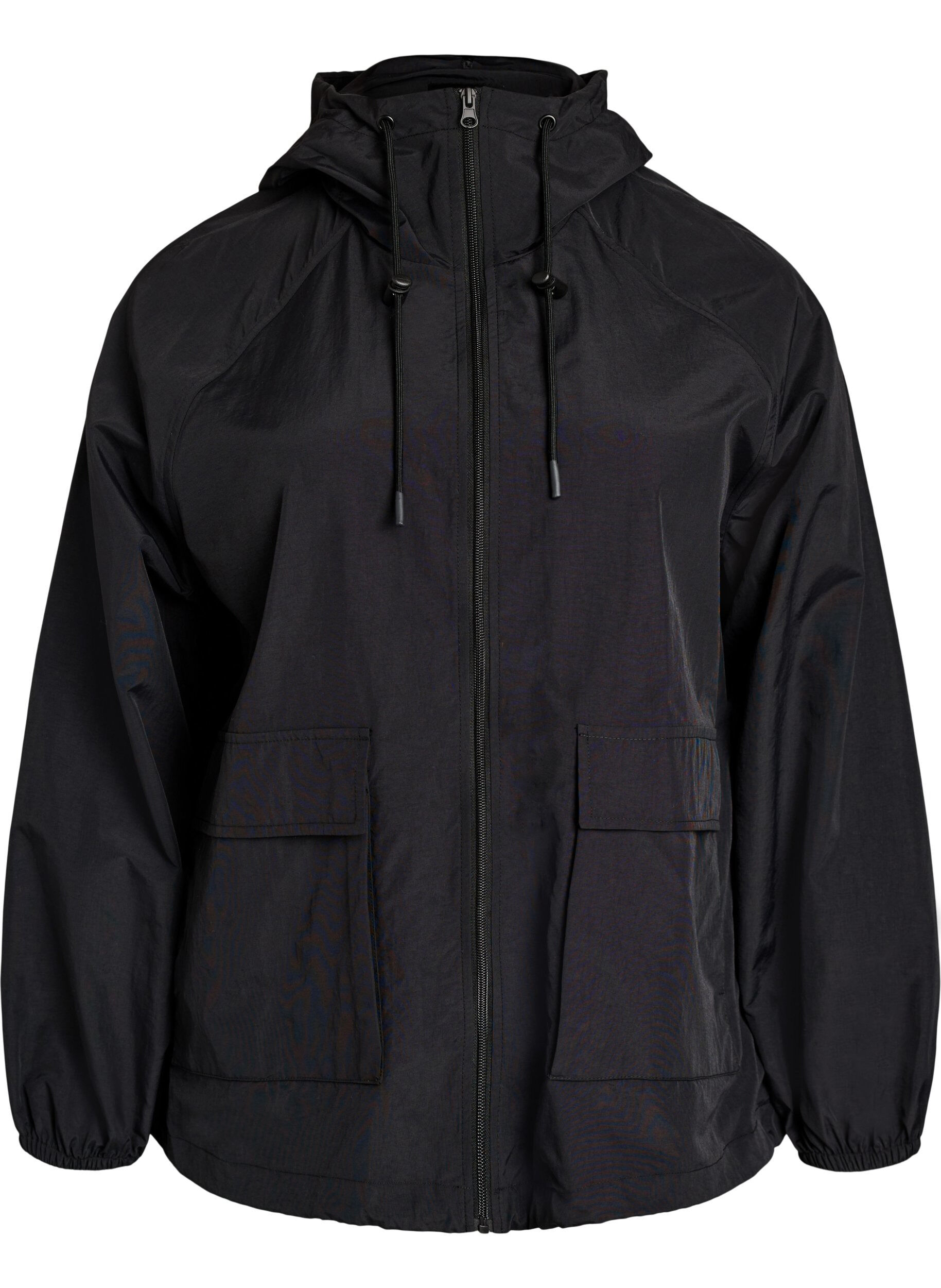 Leichte Kapuzenjacke mit Taschen