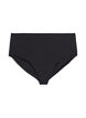 Slip 3-pack en coton avec taille r&eacute;guli&egrave;re, Noir, Packshot image number 2