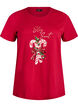 Weihnachts-T-Shirt aus Bio-Baumwolle, Rot, Packshot image number 0