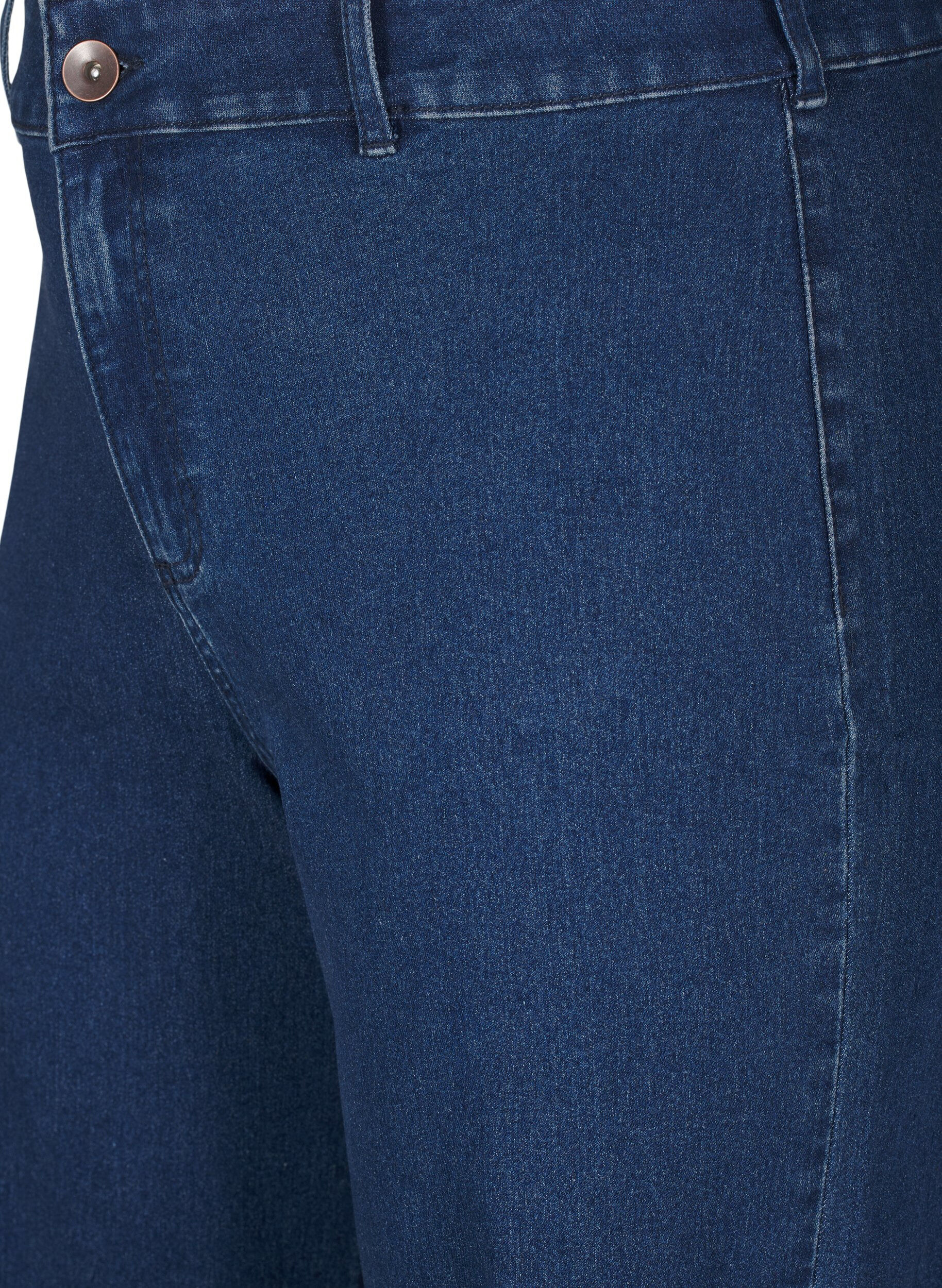 Zizzi Jeans mit weiter Passform, Blau, Packshot image number 2