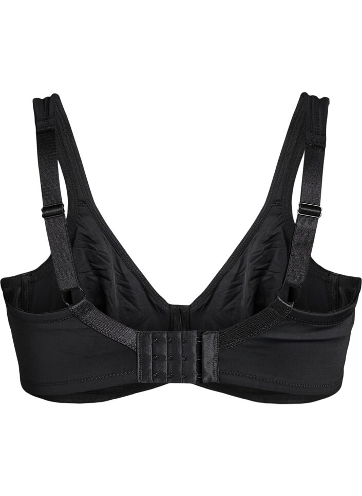 Komfort-BH mit B&uuml;gel und vorgeformten Cups, Schwarz, Packshot image number 1