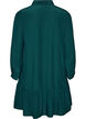 Robe chemise courte avec volants, Vert fonc&eacute;, Packshot image number 1