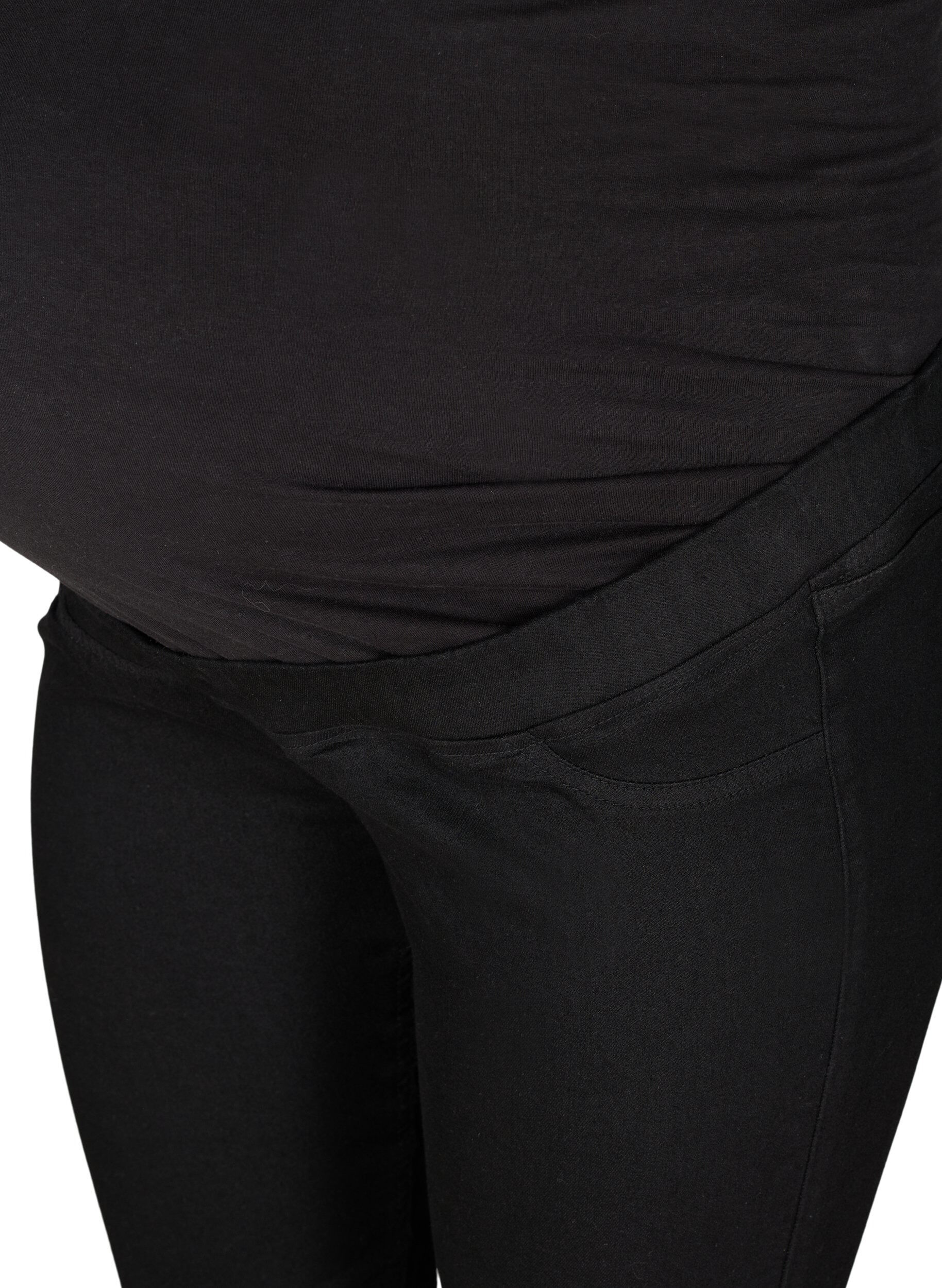 Zizzi Jegging de grossesse avec poches arri&egrave;re, Black, Packshot image number 2