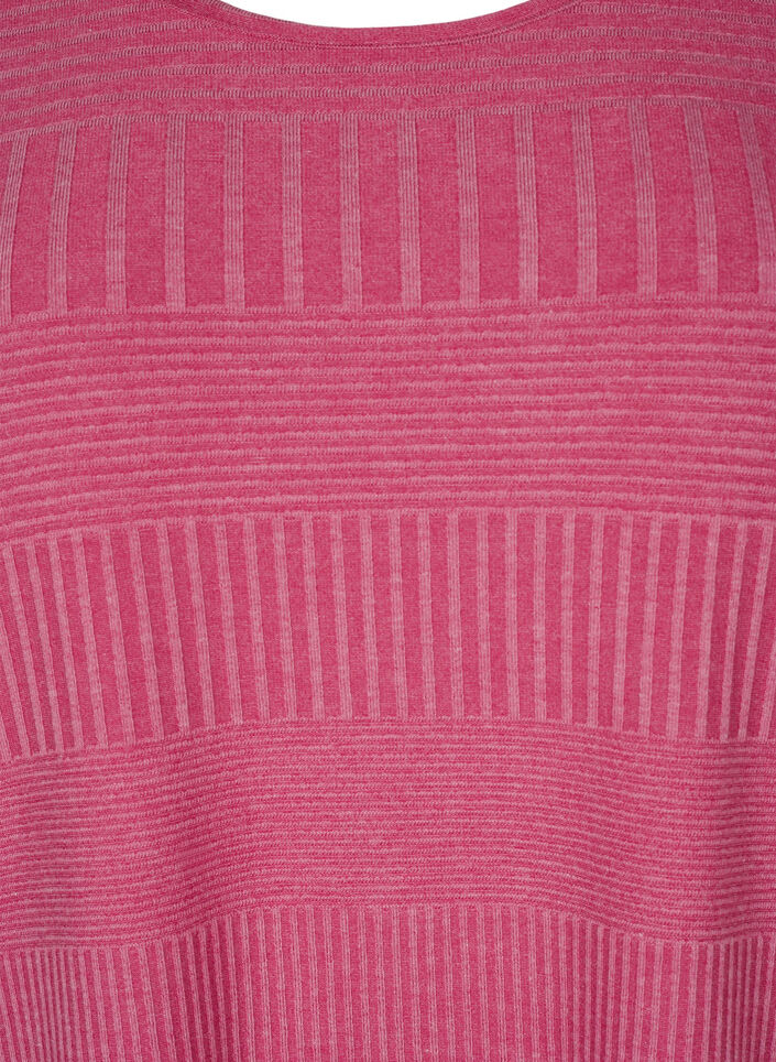 Robe avec manches 3/4 et motif rayé, Malaga Mel., Packshot image number 2