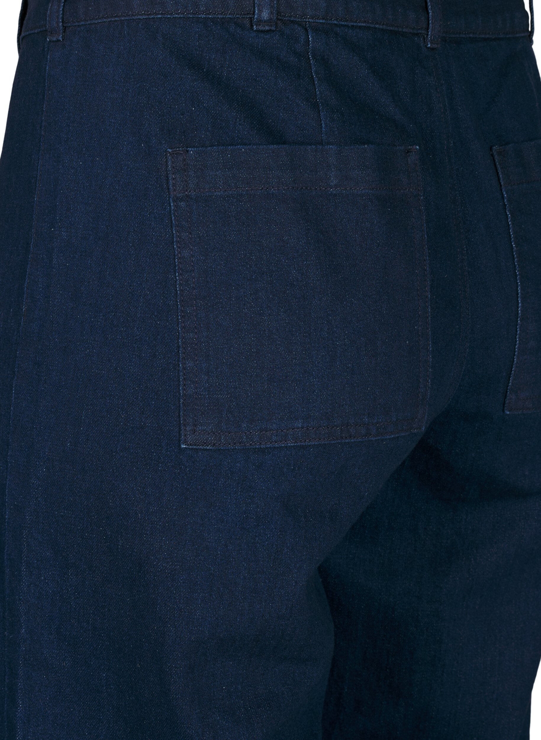 Zizzi Jean ample taille haute, Bleu, Packshot image number 3
