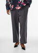 Pantalon ample en jersey taille haute, Gris anthracite, Model image number 2