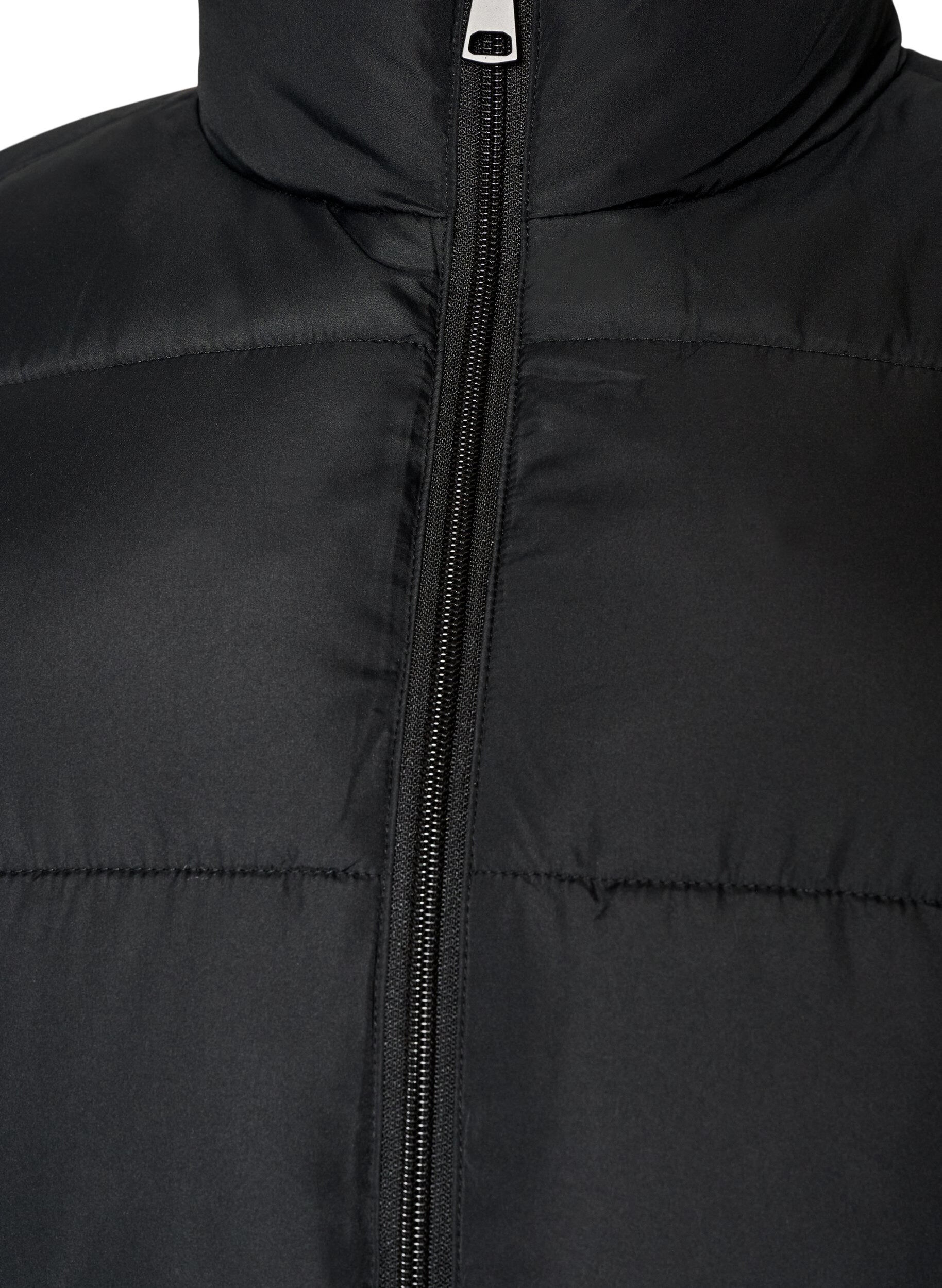 ZizziDoudoune courte avec col montant, Noir, Packshot image number 2