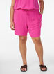Short avec poches et ceinture &eacute;lastique, Rose, Model image number 0