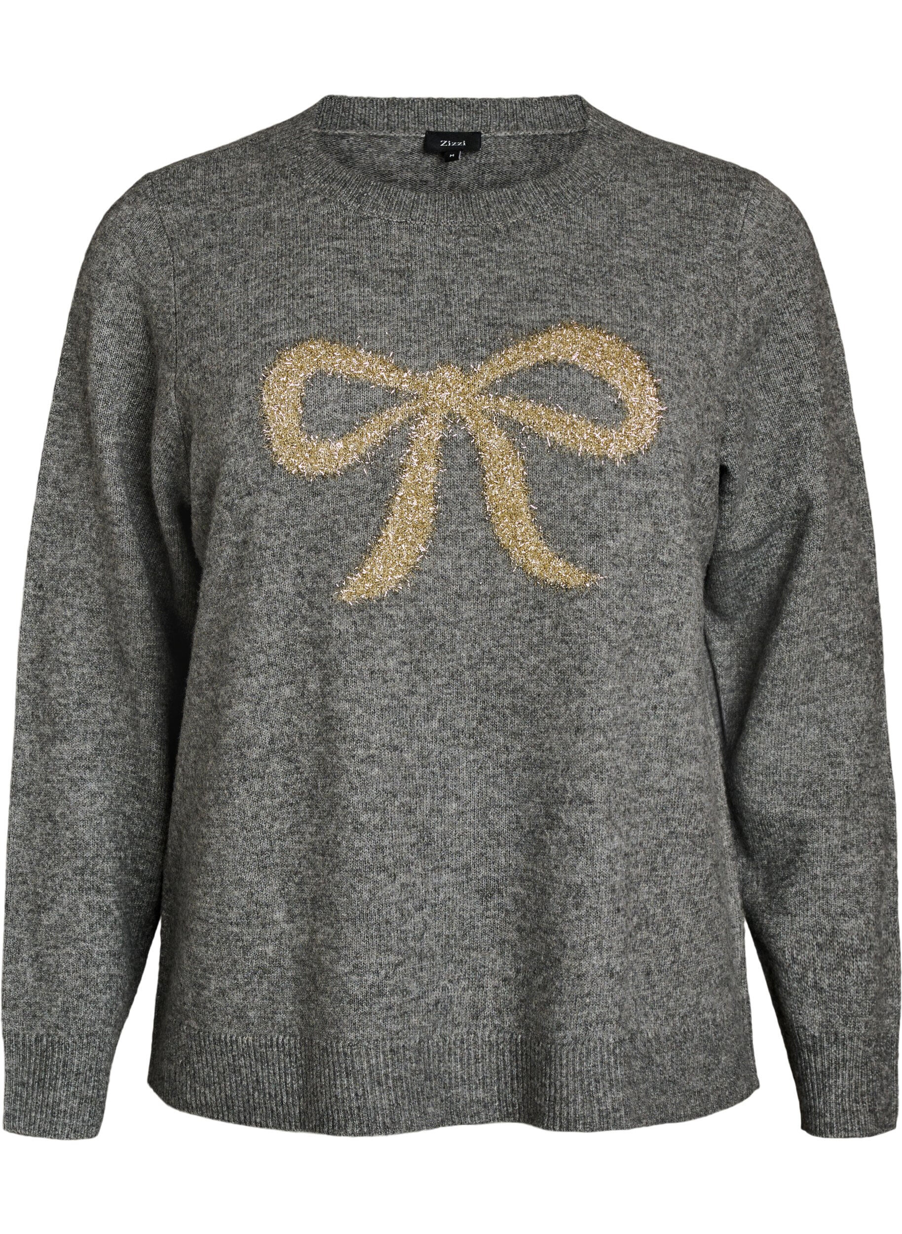 Pull avec n&oelig;ud &agrave; paillettes