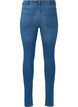 Amy Jeans mit hohem Bund und Knopfverschluss, Blue Denim, Packshot image number 1