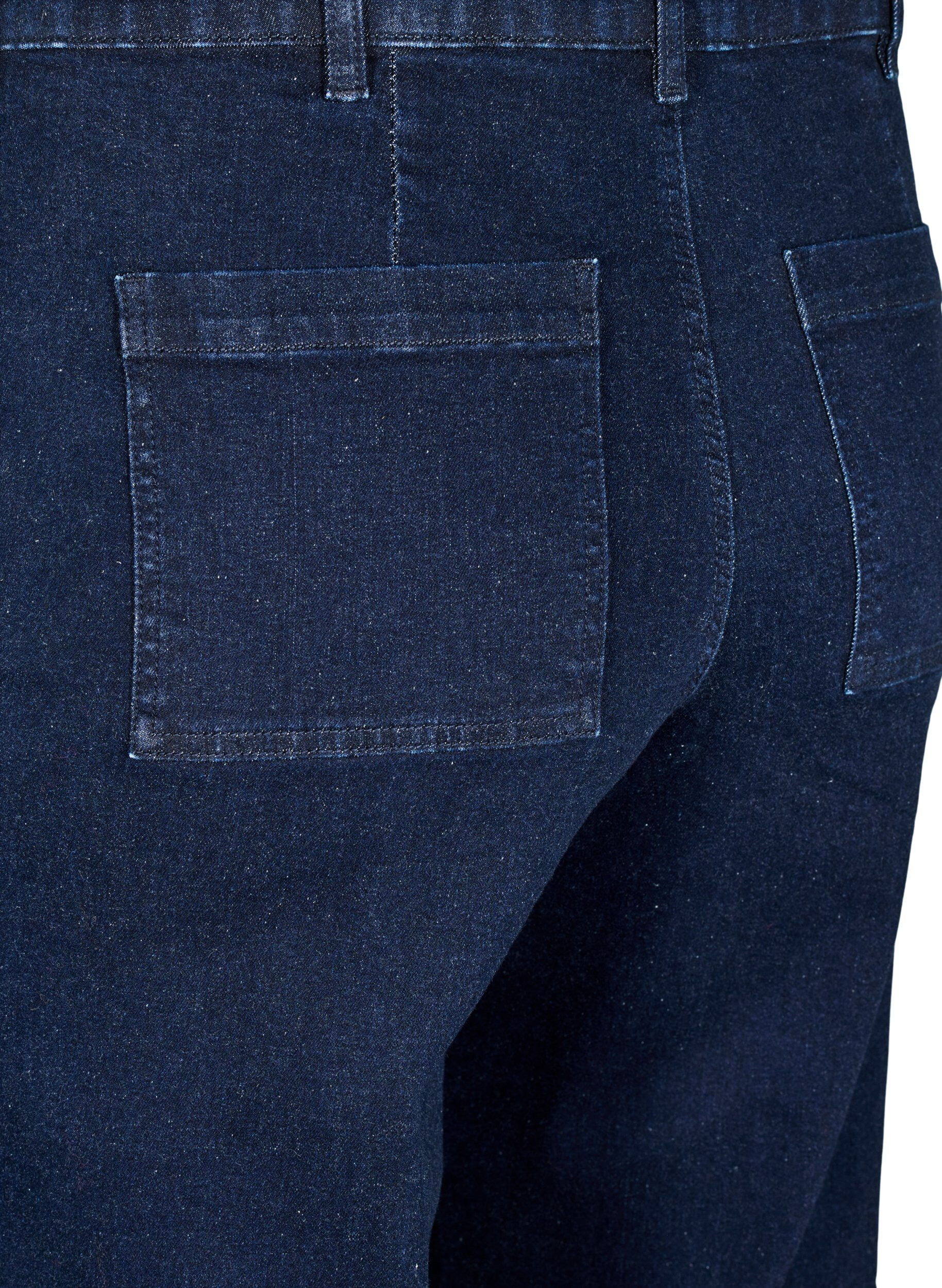 Zizzi Jean large taille haute, Bleu, Packshot image number 3