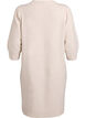 Robe tricotée avec manches 3/4 et col rond, P. Stone White Mel., Packshot image number 1