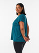 Einfarbiges Trainings-T-Shirt, Gr&uuml;n, Model image number 2