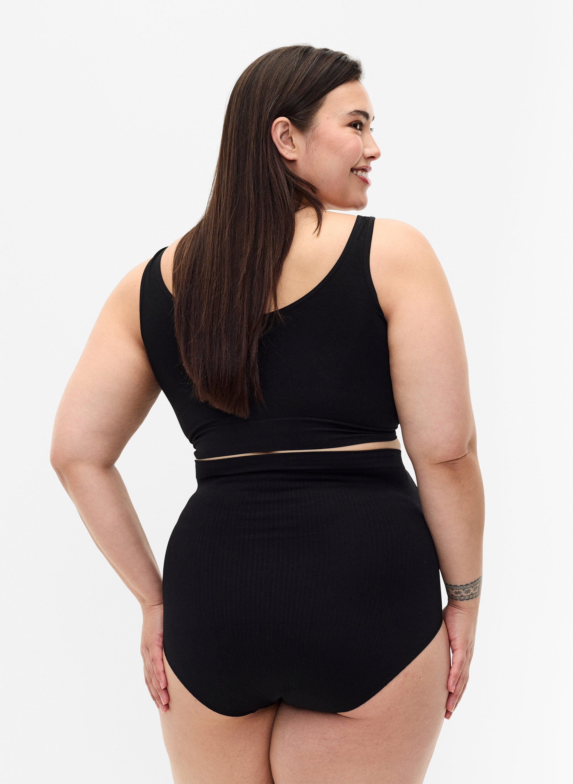 Zizzi Schwangerschaftsslip, Black, Model image number 1