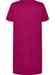 Chemise de nuit en coton biologique et &agrave; col en V, Bordeaux, Packshot image number 1