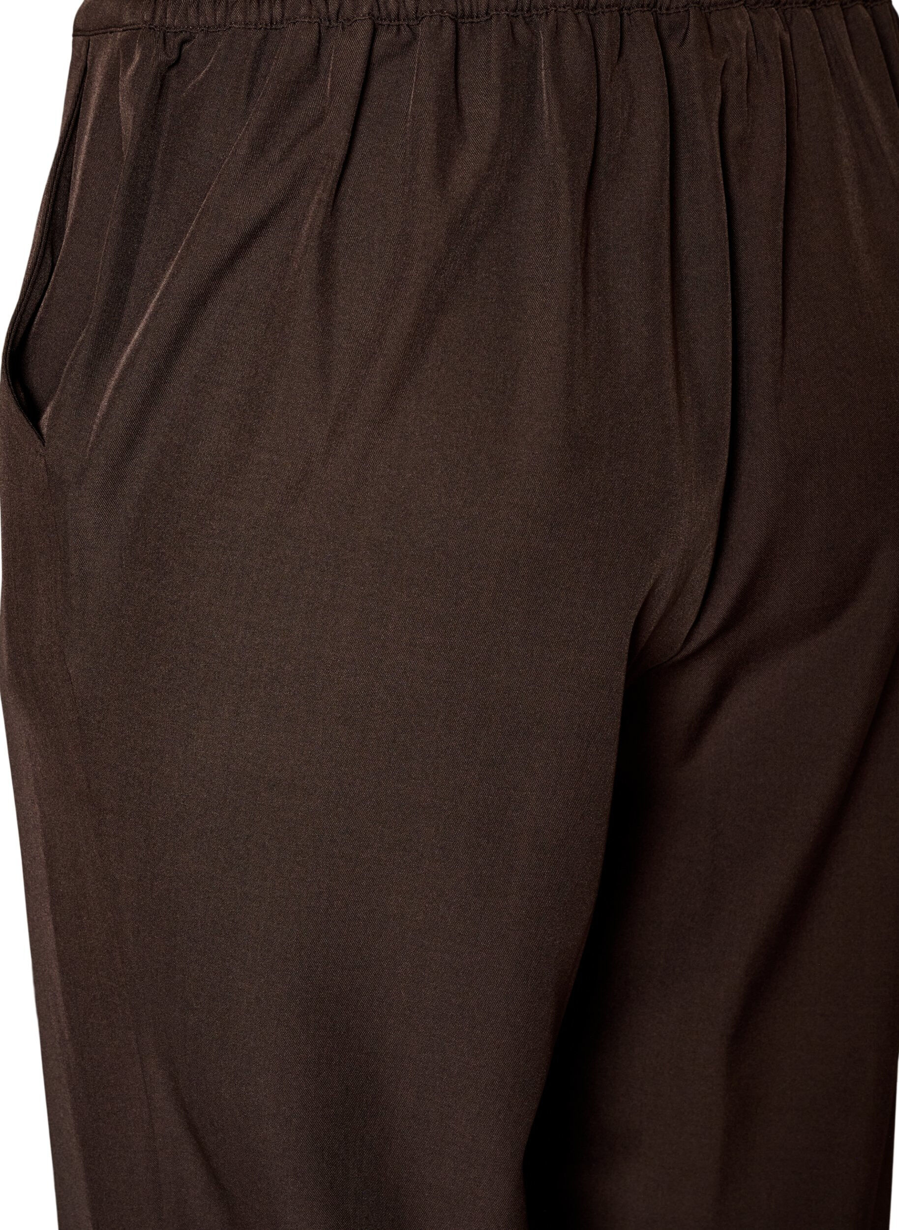ZizziPantalon ample avec poches, Marron, Packshot image number 3