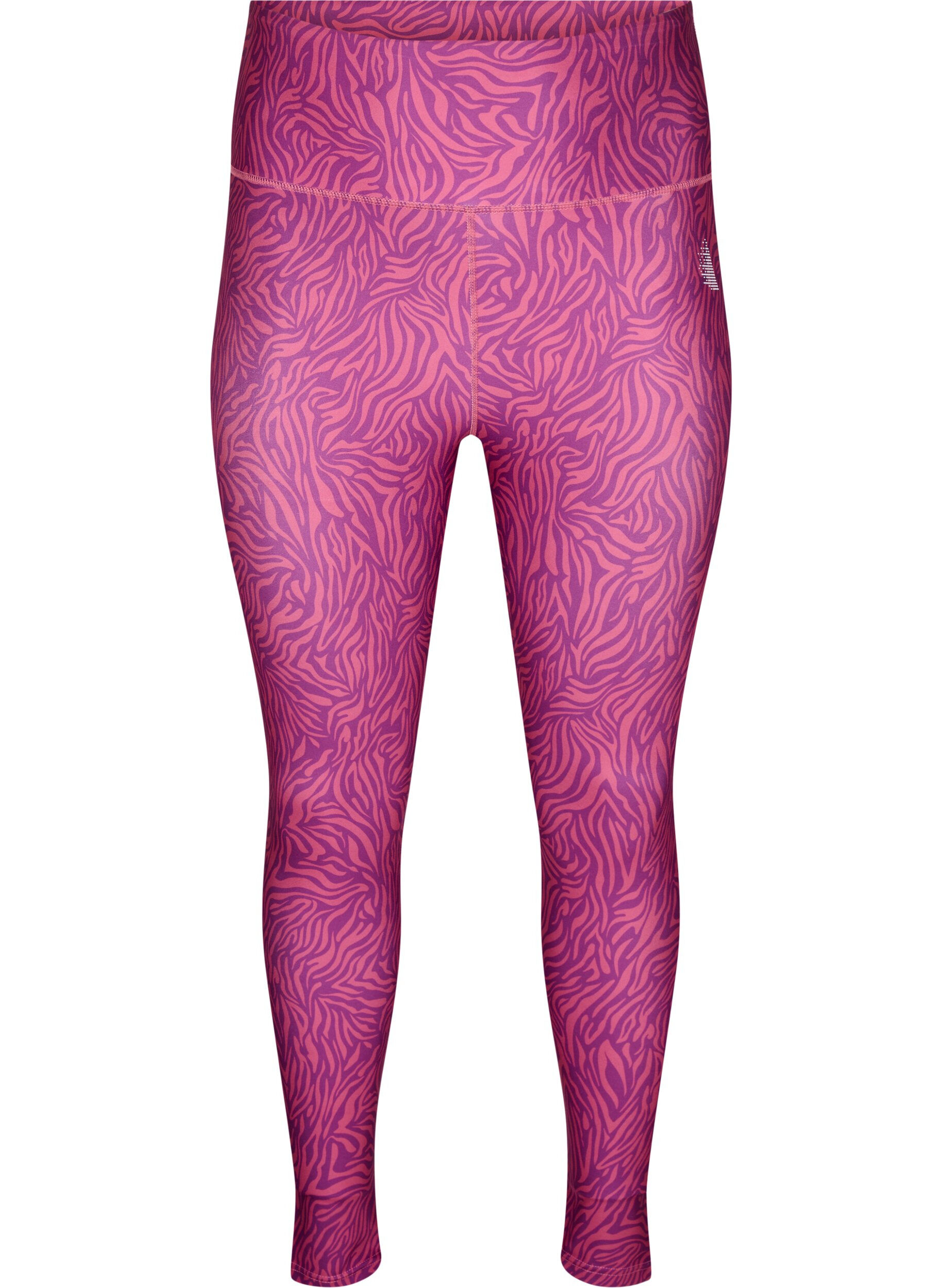 Zizzi 7/8-Trainingsleggings mit Animal-Print, Charisma AOP, Packshot image number 0