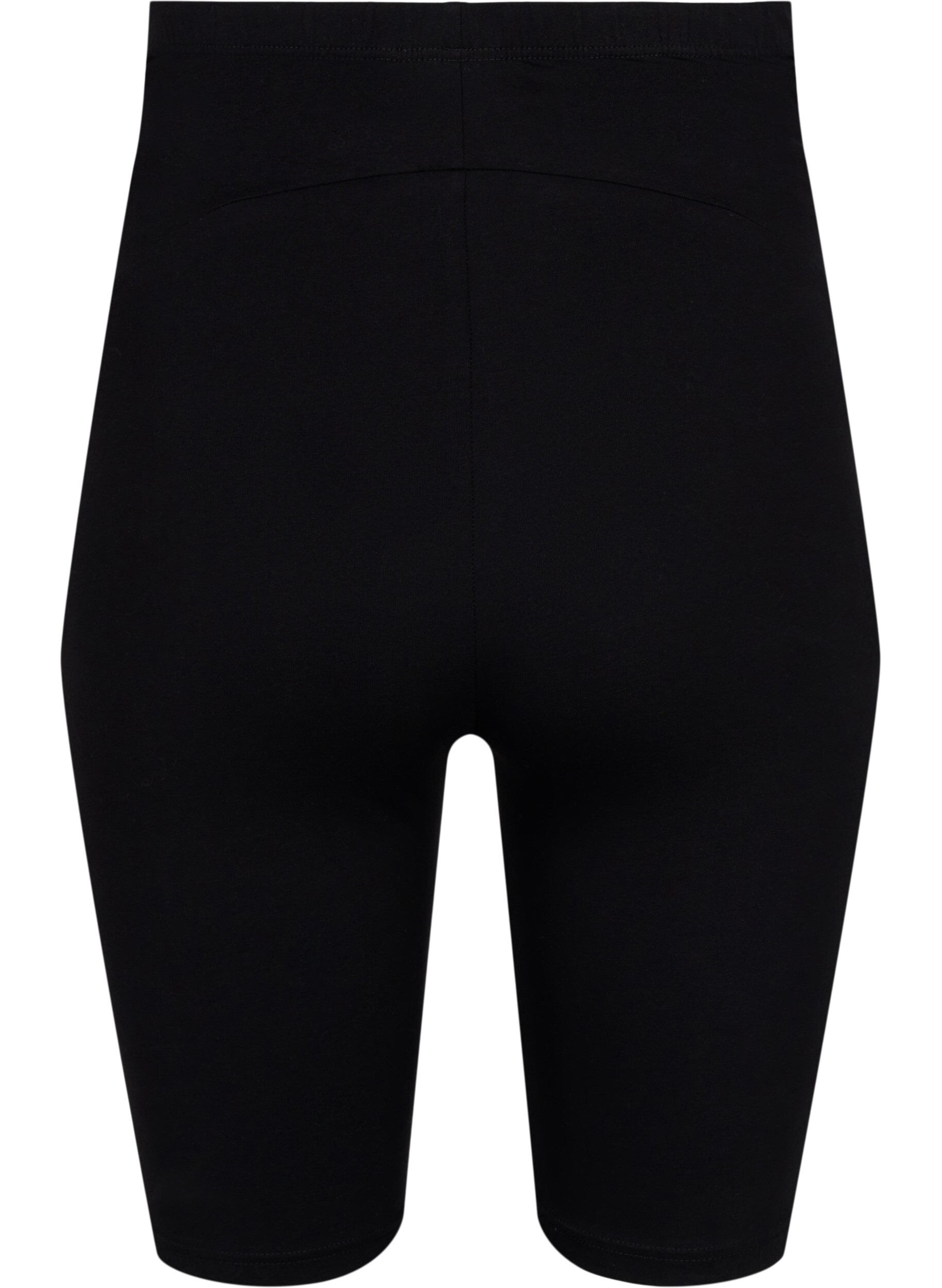 Zizzi Short de maternit&eacute; moulant en coton, Noir, Packshot image number 1