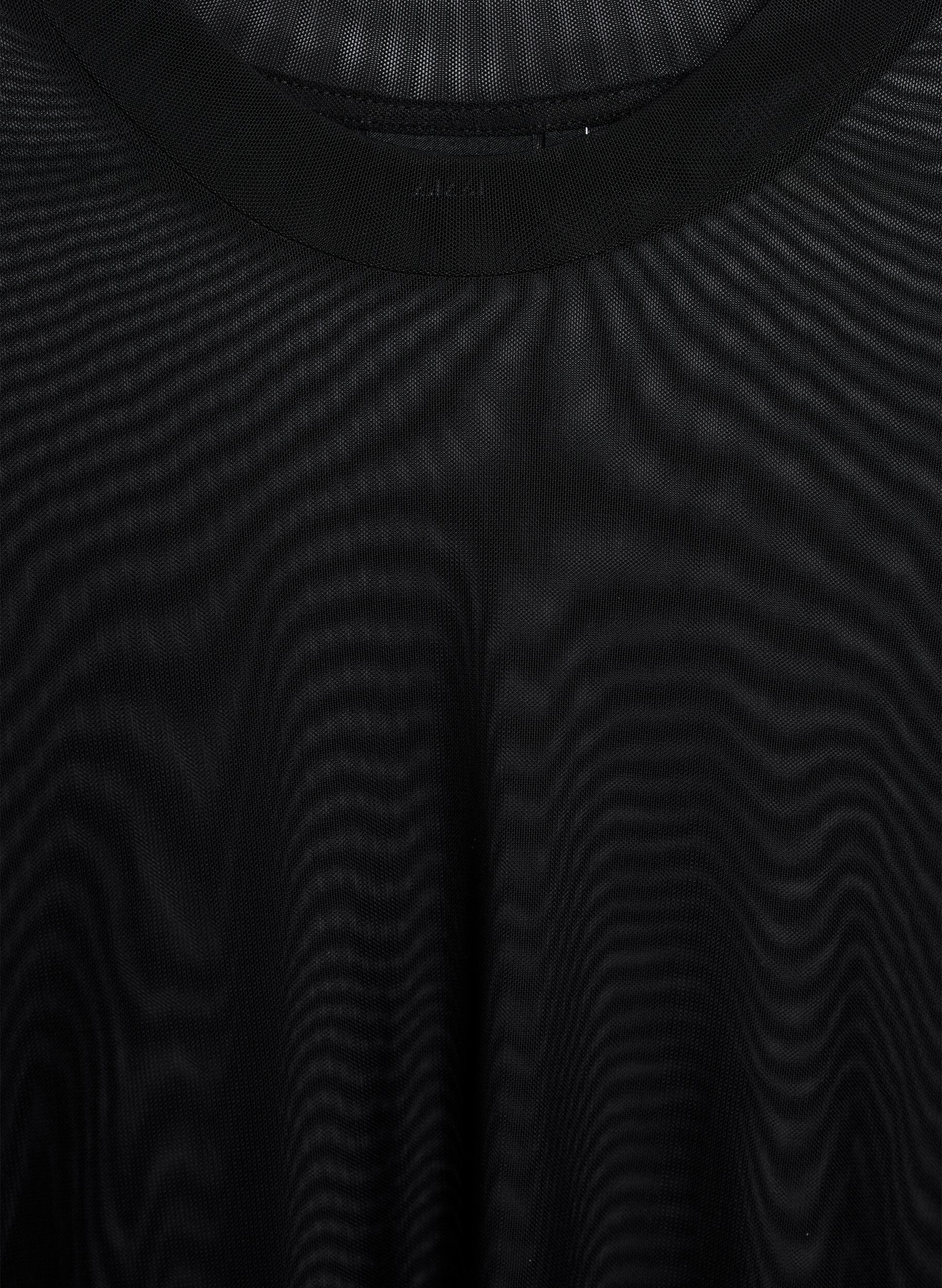 Zizzi Chemisier en maille &agrave; manches courtes, Noir, Packshot image number 2