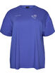 T-shirt en coton bio avec un petit motif sur le devant, Bleu, Packshot image number 0