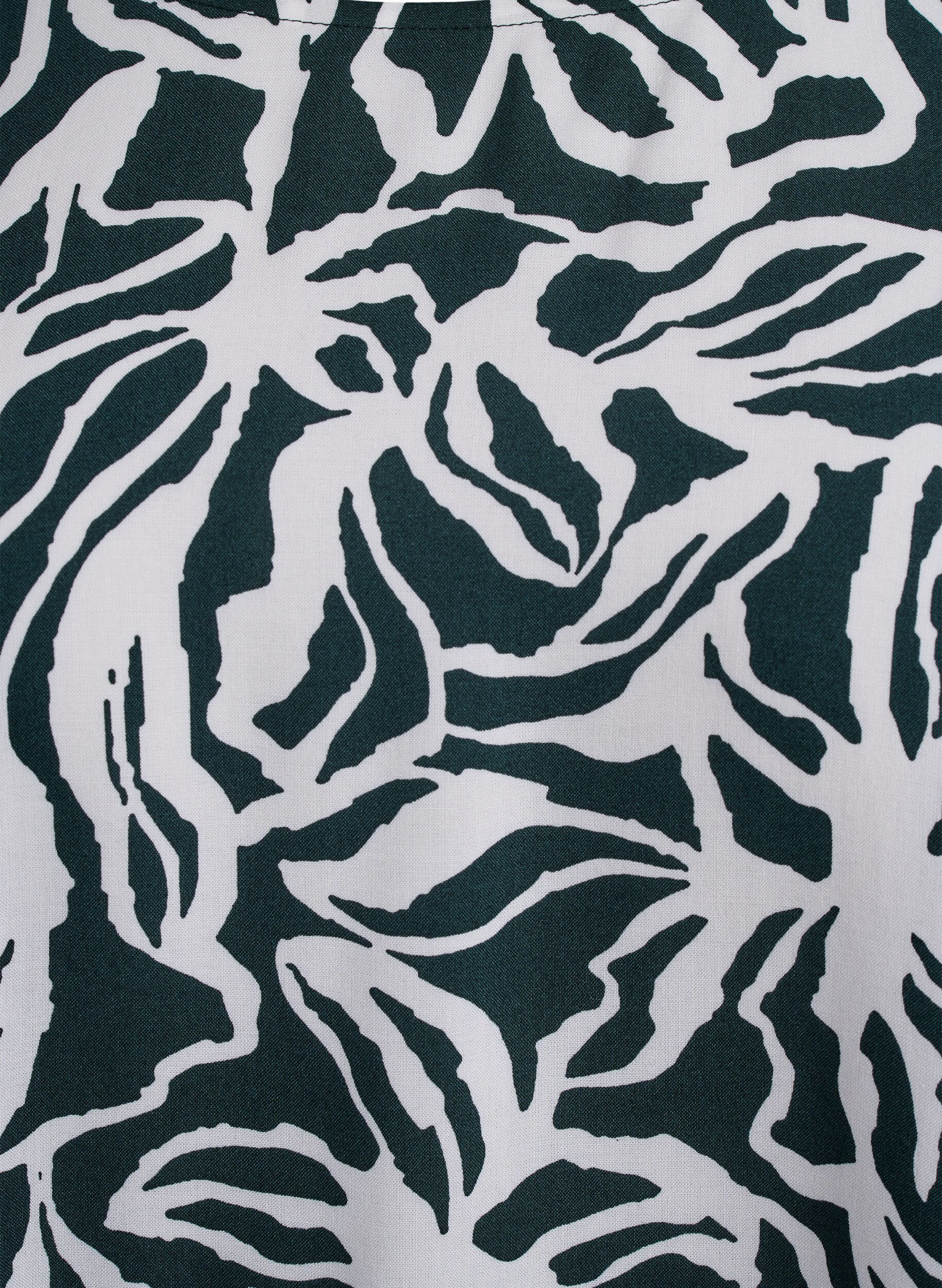 ZizziKurzarmbluse aus Viskose mit Aufdruck, Gr&uuml;n, Packshot image number 2