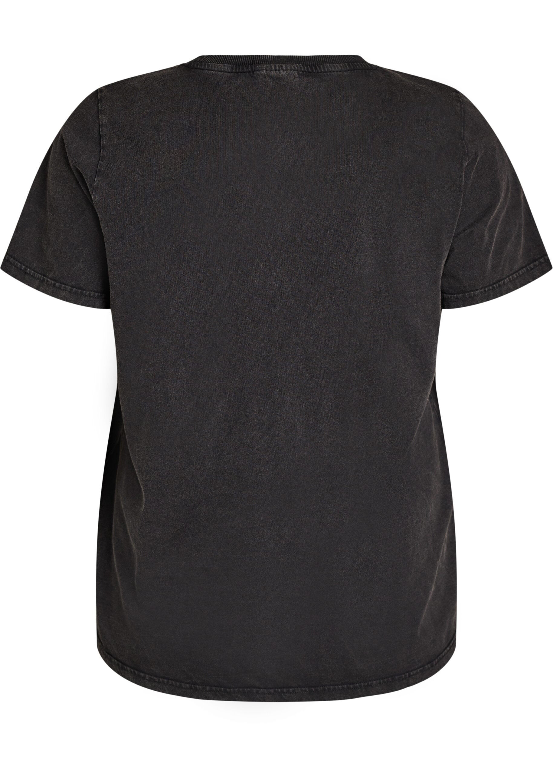 ZizziT-shirt graphique en coton bio, Noir, Packshot image number 1