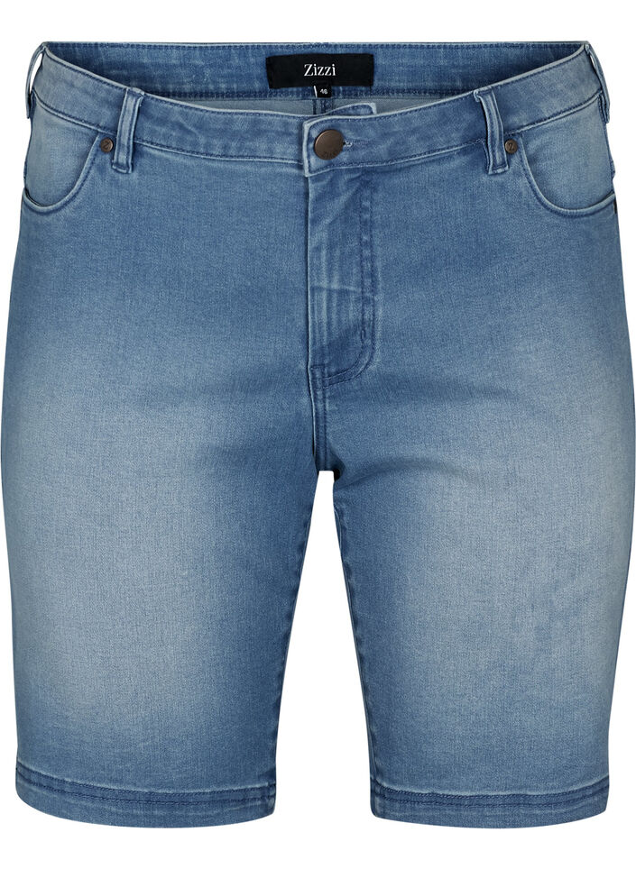 Short Emily coupe slim, taille classique, Bleu Clair, Packshot image number 0