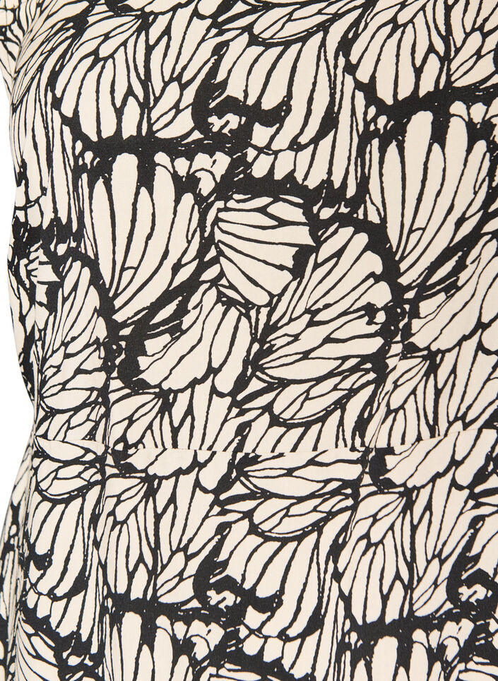 Robe d'&eacute;t&eacute; avec bretelles larges, Noir, Packshot image number 2