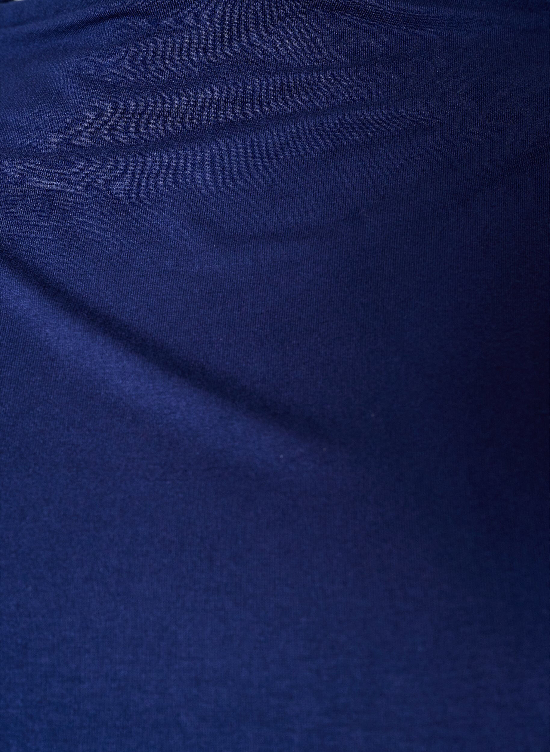 ZizziBluse mit U-Boot-Ausschnitt und Ballon-Passform, Blau, Packshot image number 2