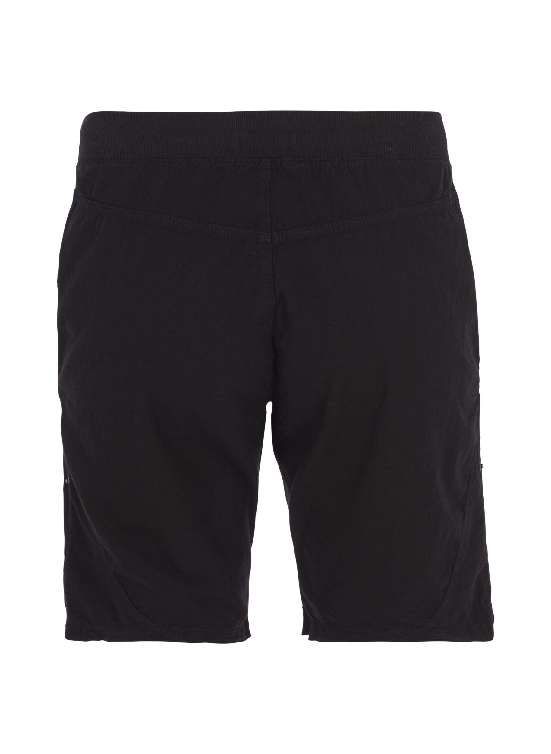 Zizzi Lockere Shorts aus Baumwolle mit Taschen, Schwarz, Packshot image number 1