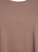 Blouse basique en jersey à manches longues, Marron, Packshot image number 2