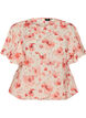 Bluse mit Ballonform und Fl&uuml;gel&auml;rmeln, Orange, Packshot image number 0
