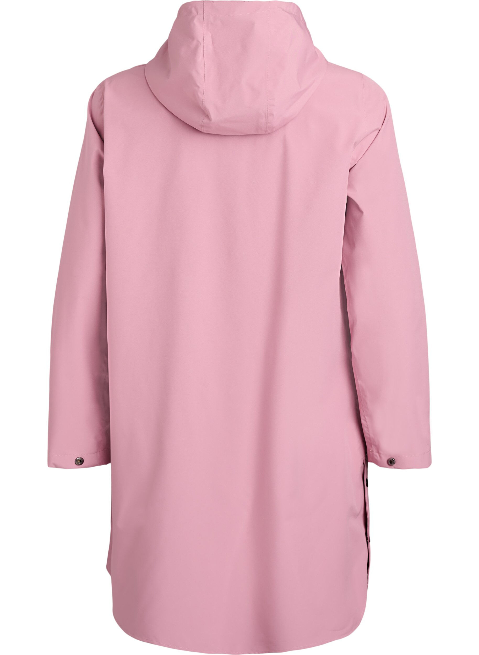 ZizziVeste de pluie avec poches et capuche, Rose, Packshot image number 1