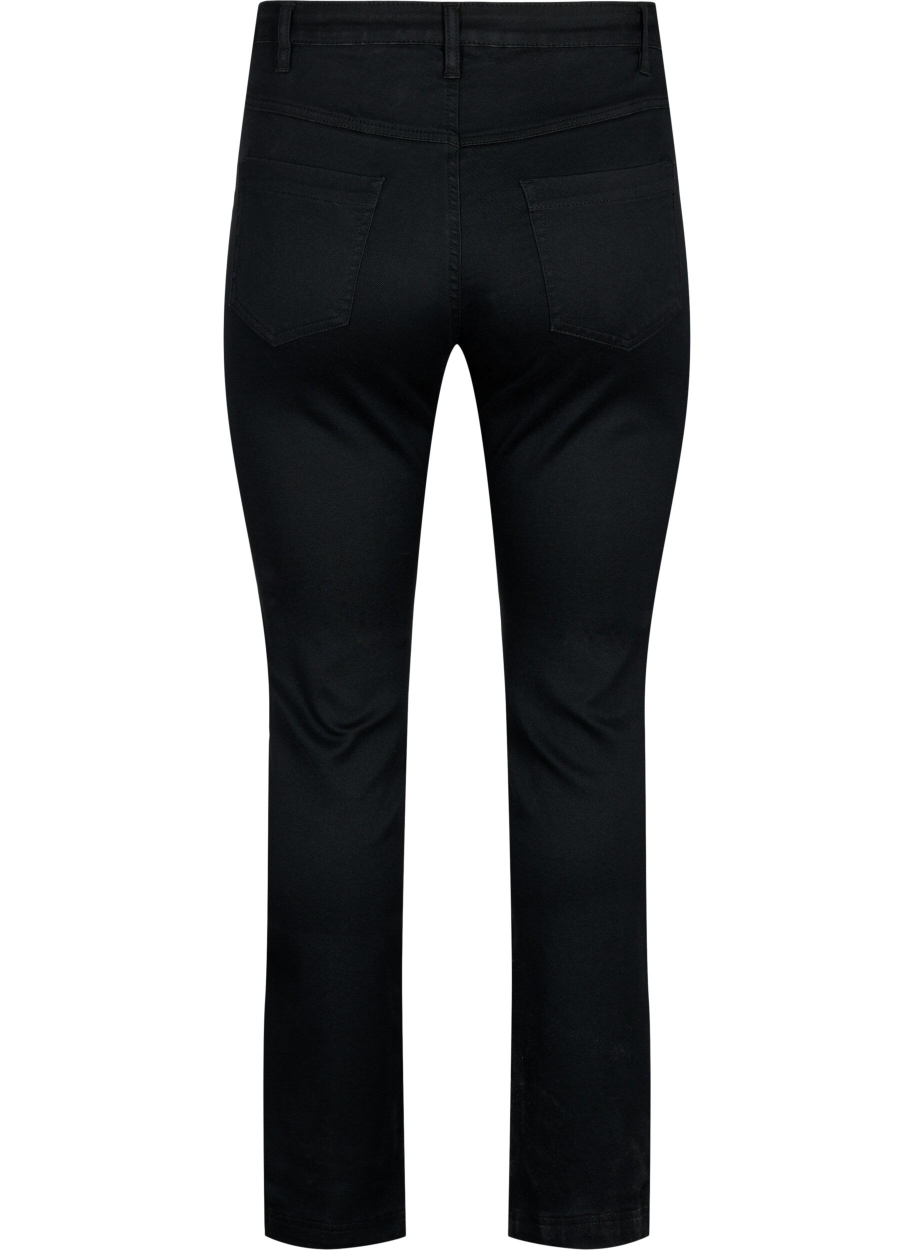 Zizzi  Emily jeans slim fit taille normale, Noir, Packshot image number 1