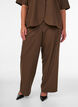 Hose mit Glitzer und weitem Bein, Braun, Model image number 2