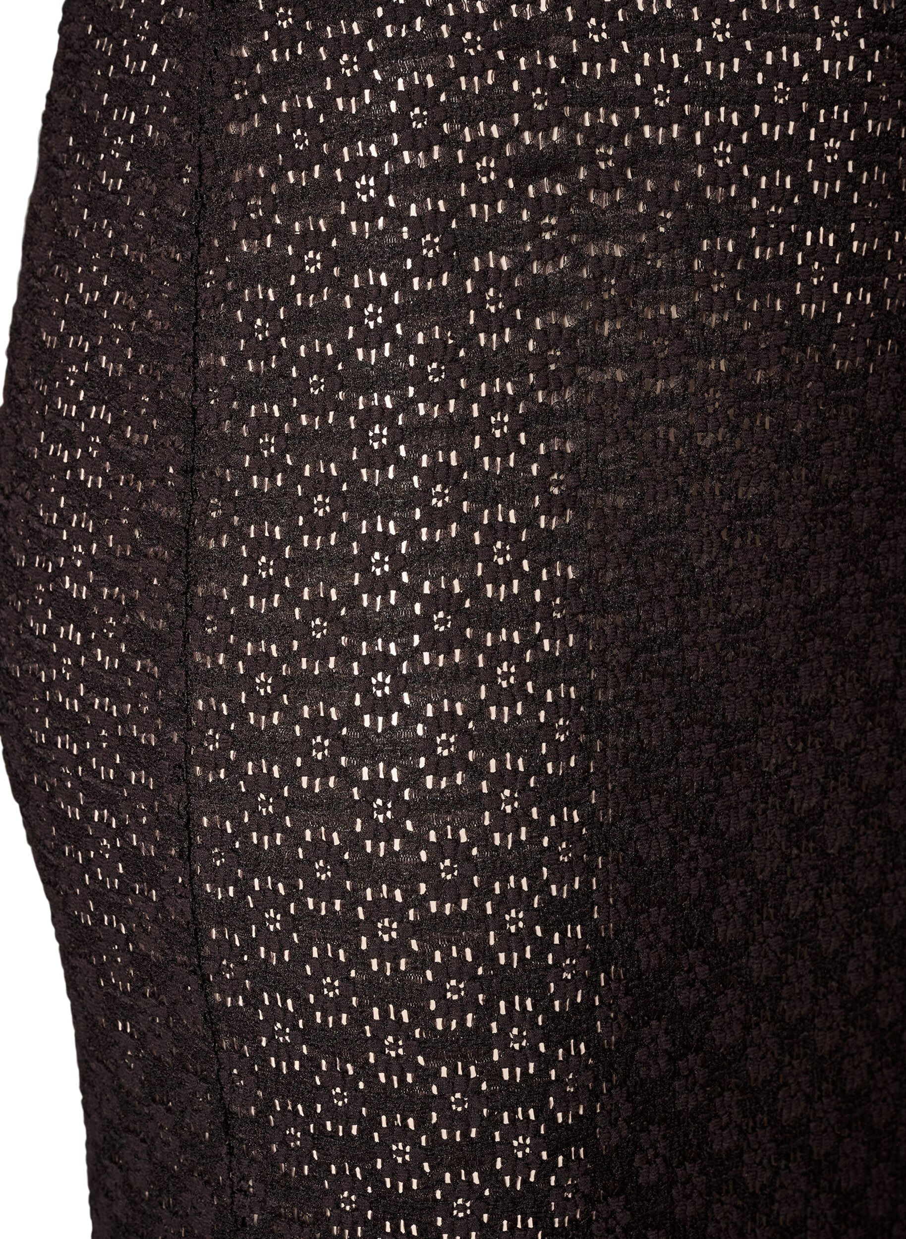 ZizziJupe maxi avec motif &agrave; &oelig;illets, Noir, Packshot image number 2