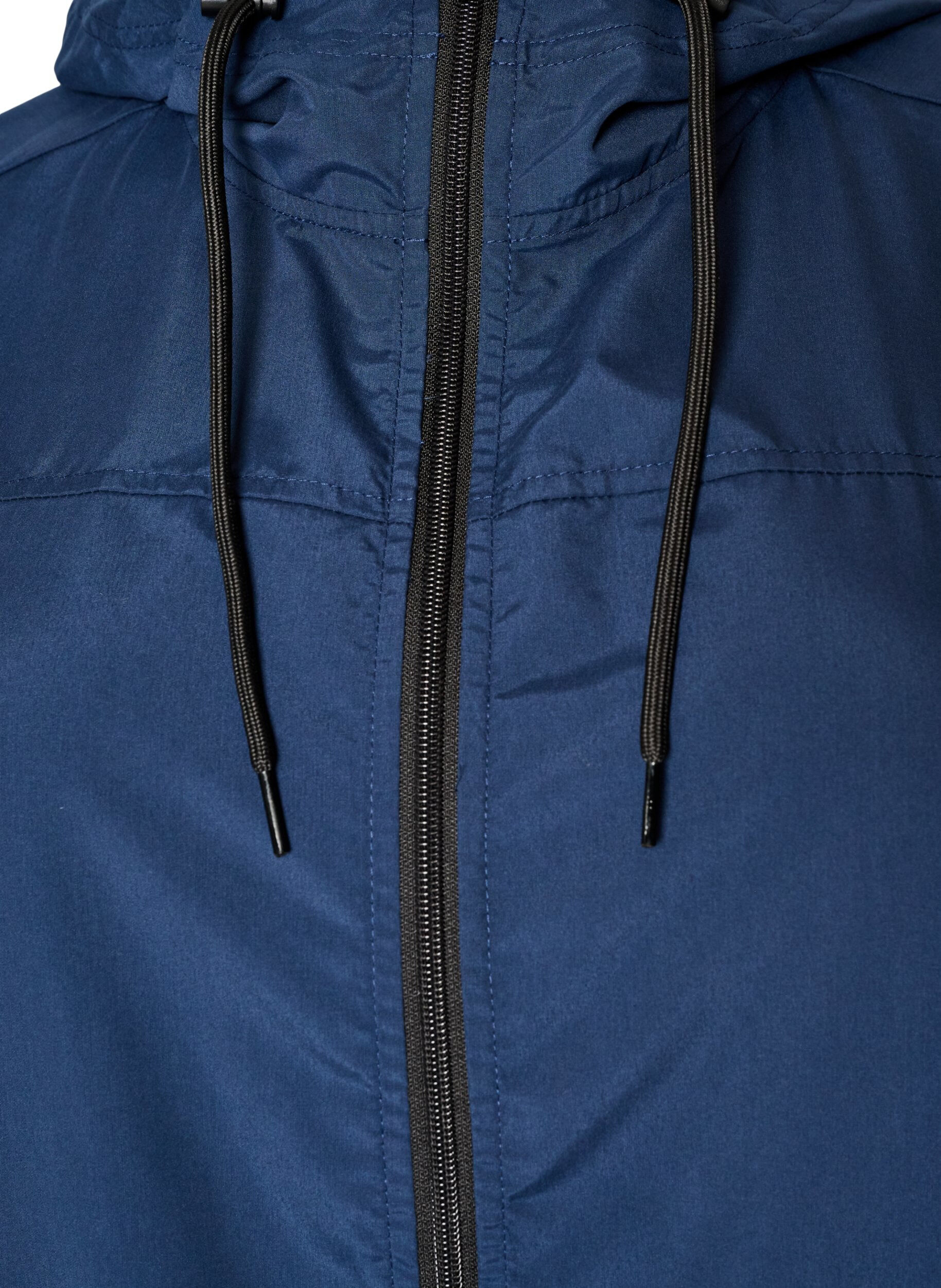 ZizziLeichter Parka mit Kapuze, Blau, Packshot image number 2