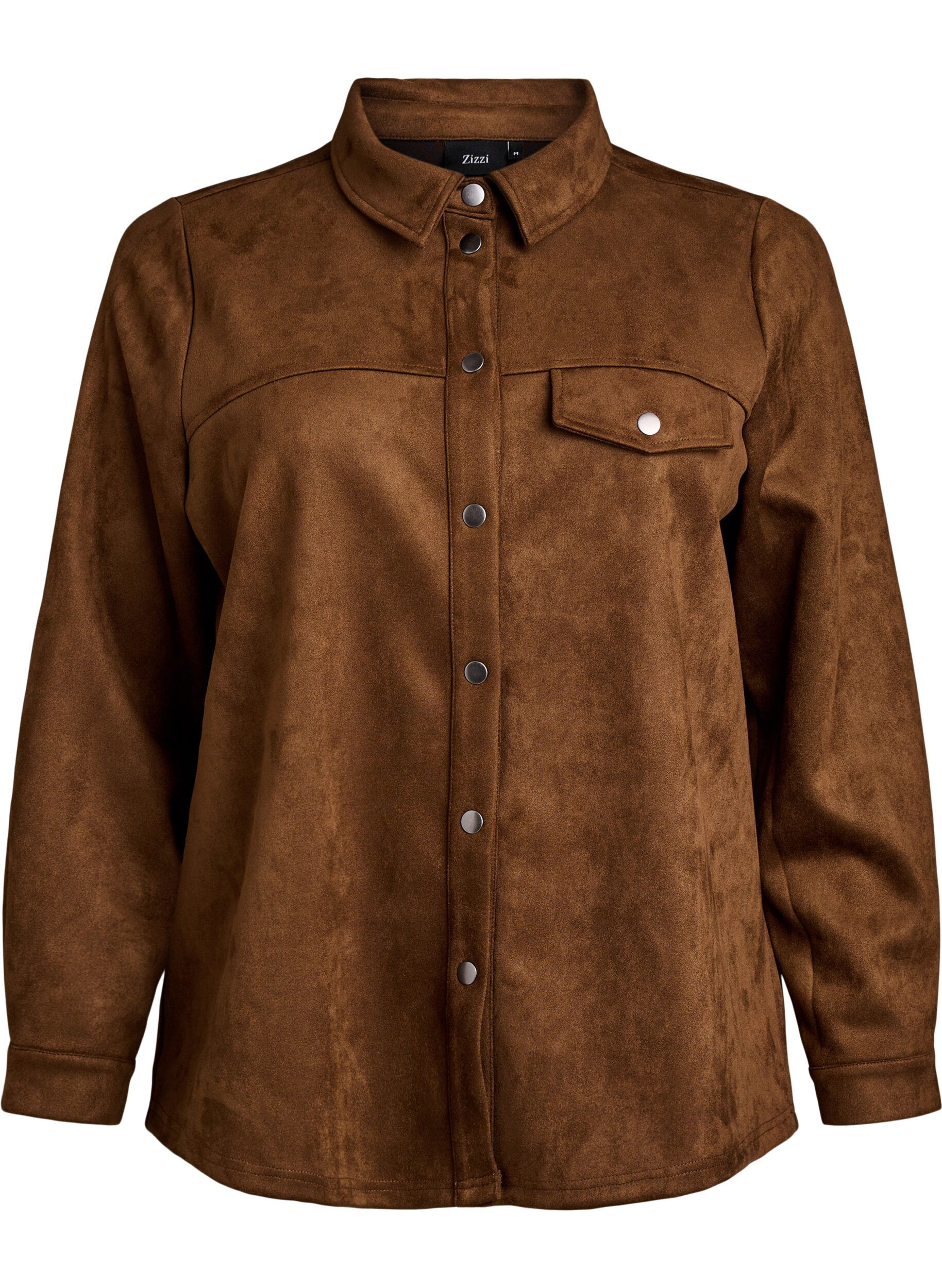 Chemise en faux daim