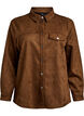 Chemise en faux daim, Marron, Packshot image number 0