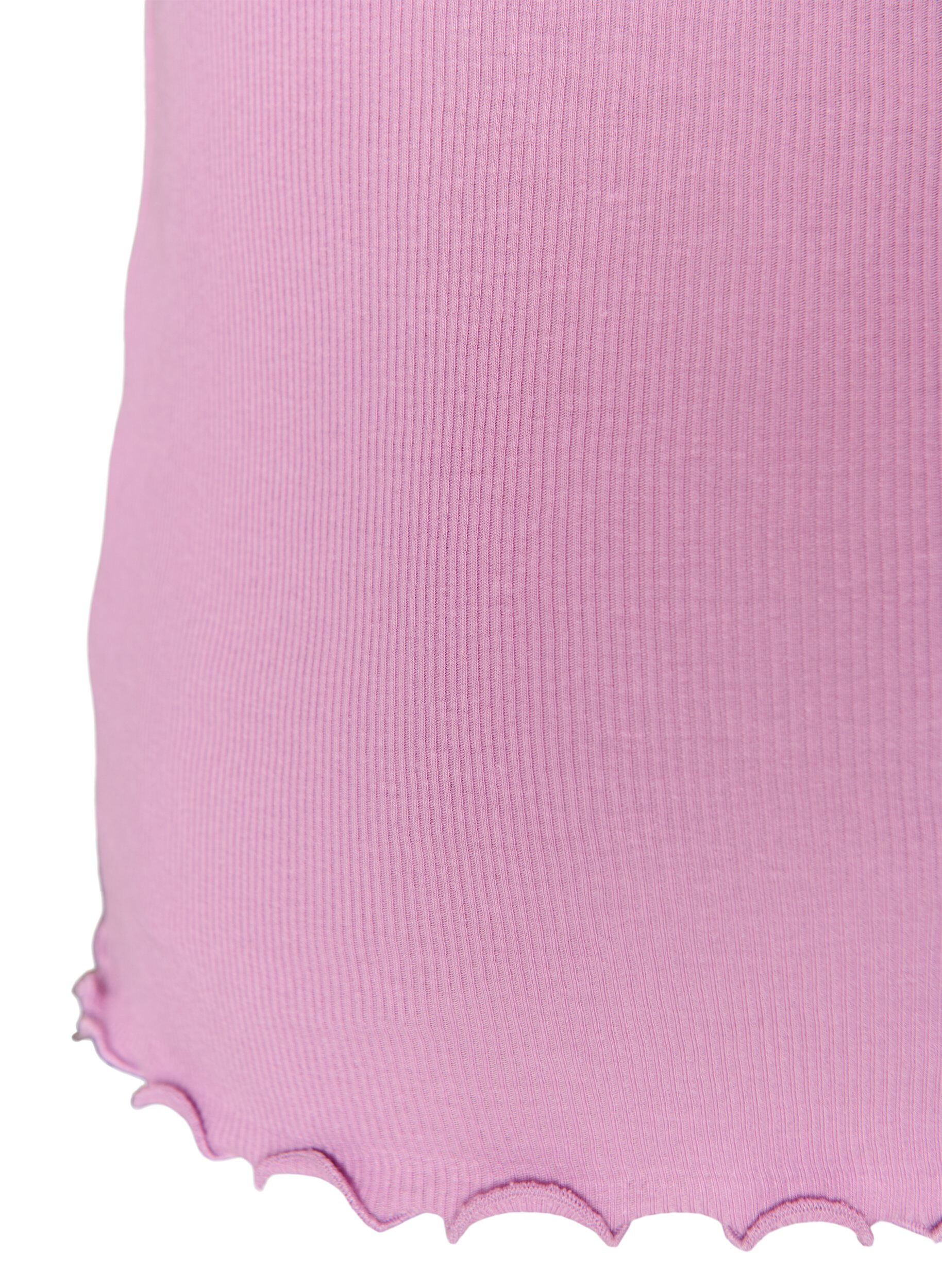 ZizziTop mit Spitzensaum, lila, Packshot image number 3