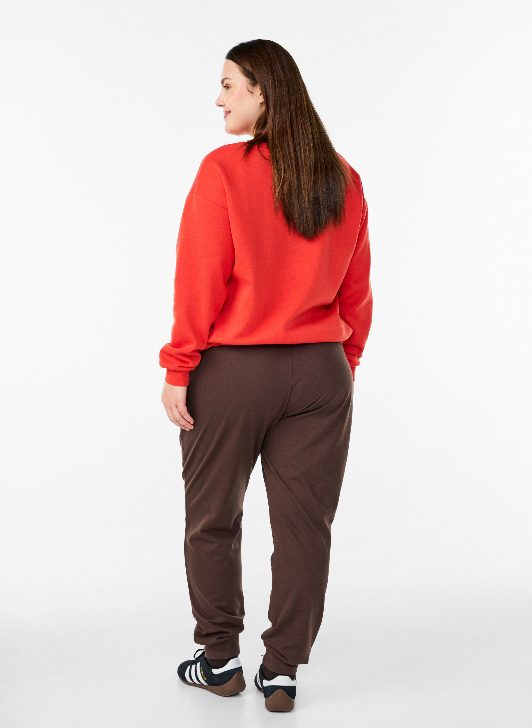 ZizziSweatshirt avec motif &agrave; l'avant, Rouge, Model image number 2