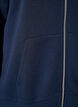 Kapuzensweatshirt mit Rei&szlig;verschluss und Taschen, Blau, Packshot image number 3
