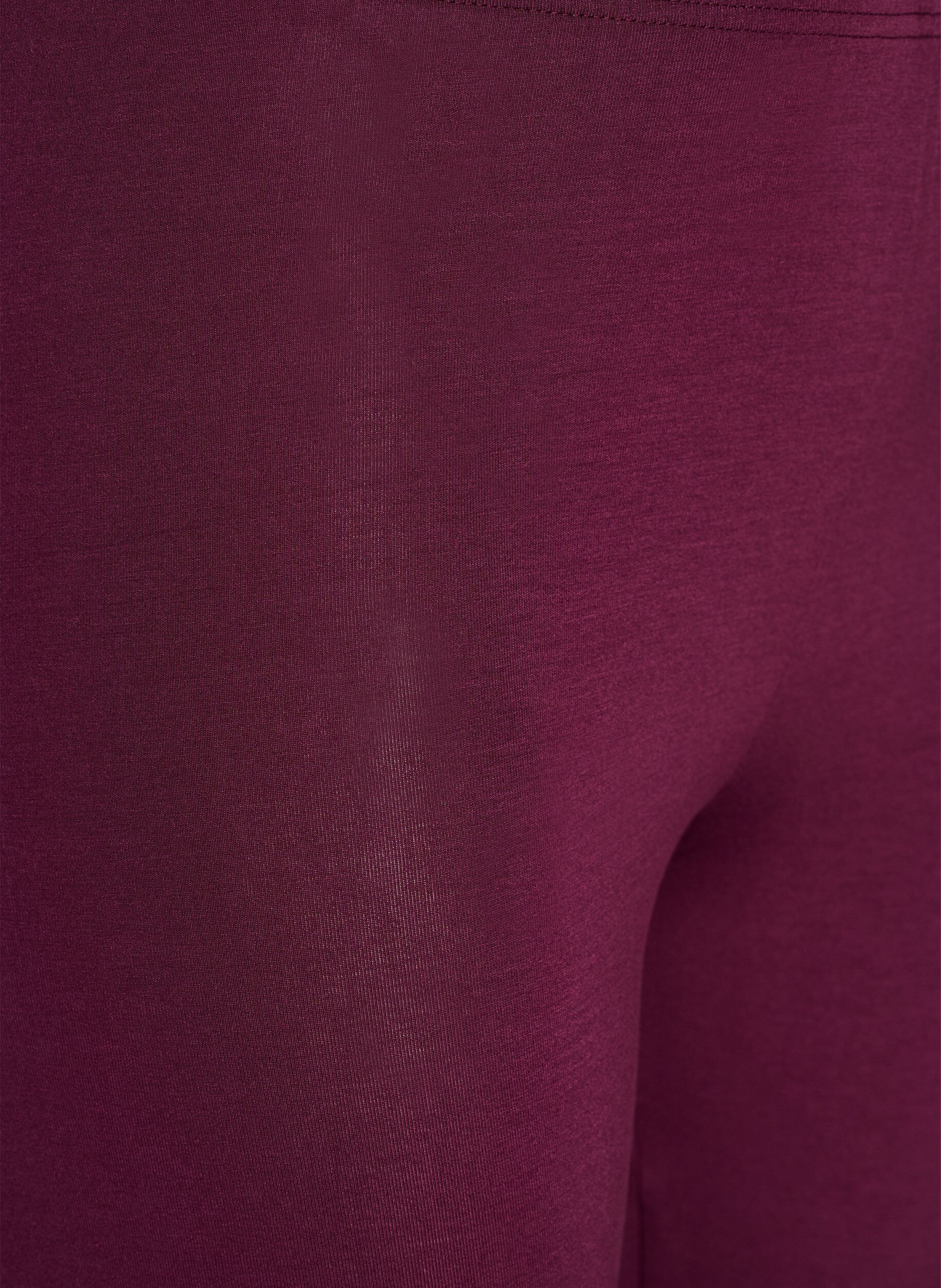 ZizziBasic Leggings aus Viskose, Rot, Packshot image number 2