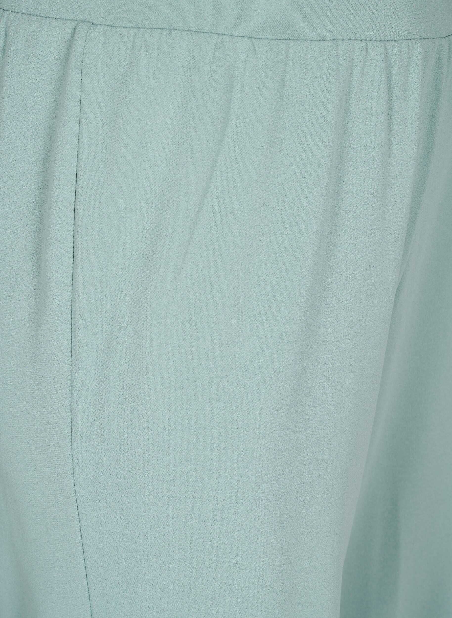 Zizzi Pantalon &agrave; coupe droite, Vert, Packshot image number 2