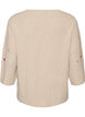 Strickbluse mit Herzen und 3/4-&Auml;rmeln, Beige, Packshot image number 1
