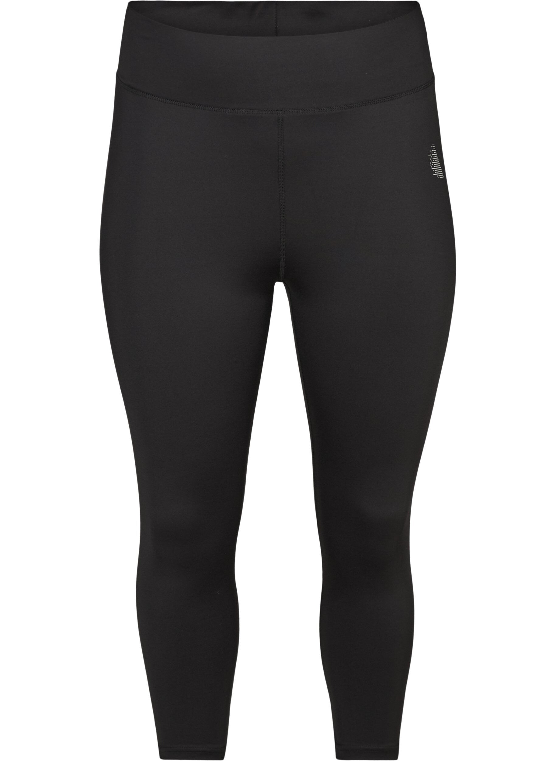 Zizzi Eng anliegende Workout-Capris, Schwarz, Packshot image number 0