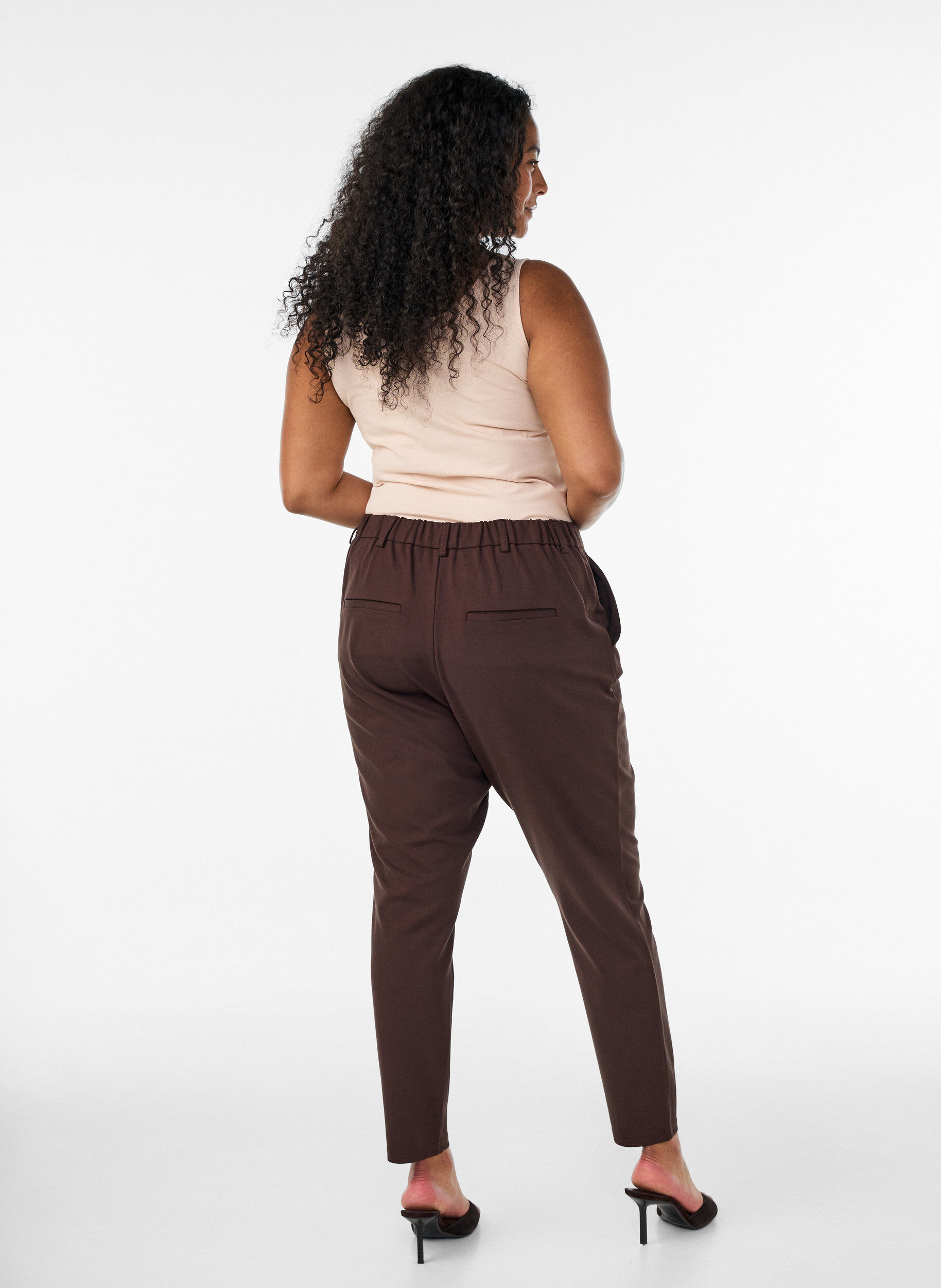 ZizziPantalon Maddison, Marron, Model image number 1