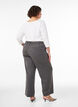 Hoch taillierte Anzughose mit gerader Passform, Grau, Model image number 1